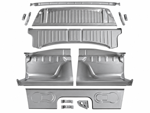 REAR SEAT SECTION KIT PORSCHE 911 1965-68 901 GEARBOX SWB - 90150107101, 91150199200, 91150199300, 91151203560, 91150195050, 90150208100, 91150100020, 90150108125, 90150308140, 90150177000, 90150177100, 1680250310