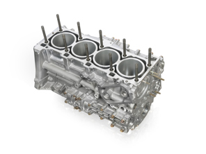 Crankcase without pistons. Porsche 968 3.0L - 94410096300