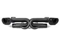 High flow crossover barcode exhaust system. Porsche 992 Carrera BBi Autosport - 992251053A, 992298019A - bbi.992.202.0001, BBI9922020001