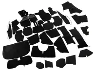 Complete interior carpet set for Porsche 911 85-89 Targa LHD
