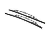 FRONT Set Of Wiper Blades, Silver. Porsche 911 F 65-67 - 90162831120 - 901 628 311 00
