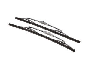 FRONT Set Of Wiper Blades, Silver. Porsche 911 F 65-67 - 90162831120 - 901 628 311 00
