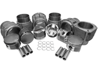 Piston and cylinder kit 84mm, Low comp. Porsche 911  2.2/2.4L - 00891184E, 008 911 84E