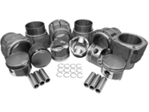 Piston and cylinder kit 84mm, Low comp. Porsche 911  2.2/2.4L - 00891184E, 008 911 84E