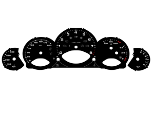 Instrument face set, manual - MPH. Porsche 997.2 - 9764121004 - F9764121004MPS