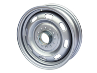 15' 5.5J Steel 'Knock off' wheel, Painted Finish Porsche 356