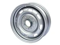 15' 5.5J Steel 'Knock off' wheel, Painted Finish Porsche 356