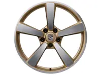 Turbo Exclusive Design front alloy wheel in Aurum high gloss finish 21' 12J ET70 - 992601025AEOP9