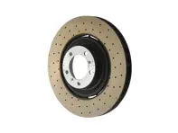 Brake disc rotor Front, Light Weight drilled, 408x36mm. Porsche 992.1 Carrera GTS / Turbo - 992615301T, 992615302T - PFL49215, PFR49216