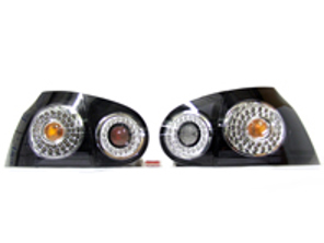 Rear Indicator Units LED Black Internal VW GOLF MK5 (PAIR) - 2214998, 0002214998