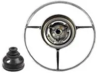 Chrome Horn Ring With Attachment. Porsche 356 B / 356 C - 64434708505 - 644 347 085 05C