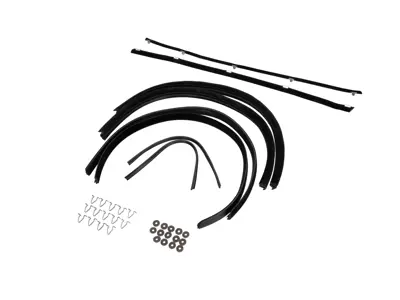 Door Window Scraper Inner & Outer Set Porsche  911 / 964  TARGA / CABRIO - 91153193102, 91153193202, 90153193520, 90153193620, 91153195101, 91153130900, 99959132601, 90153193320, 91153193142, 91153193242, 91153129540, 91153129640