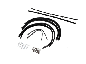 Door Window Scraper Inner & Outer Set Porsche  911 / 964  TARGA / CABRIO - 91153193102, 91153193202, 90153193520, 90153193620, 91153195101, 91153130900, 99959132601, 90153193320, 91153193142, 91153193242, 91153129540, 91153129640