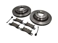 Rear brake pads and brake disc package. Porsche 958 Cayenne V6 GTS - 95835293950
