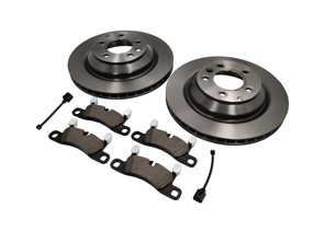 Rear brake pads and brake disc package. Porsche 958 Cayenne V6 GTS - 95835293950