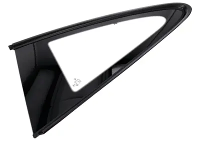Rear Side Window Glass, Matt Black. Porsche 992.2 Carrera COUPE 2024>> - 99284529, 992845297AJ03C, 992845298AJ03C, 99284529703C, 992845297M03C, 99284529803C, 992845298M03C