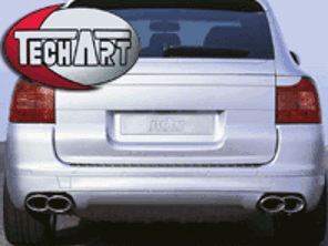 TechArt Rear Bumper Turbo. Porsche Cayenne (955)