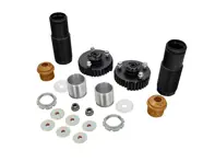 Rear shock absorber supporting top mounts and fittings Porsche 993 - 993-333-059-00, 99333305900, 99333305901, 99333310500, 99333310701 - 993-333-059-00, 1652400200
