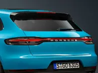 Rear tailgate conversion kit for Macan MKI - standard lights silver PORSCHE inscription - 95B827041BYGRV, 95B04490500