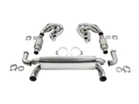 CARGRAPHIC GT Sport Exhaust System Backdate 740mm, with Manifolds, W/o Heating. Porsche 964 Carrera 2/4/RS - 96411104504, 96411104605, 96411104502, 96421103905, 96421103932, 96421104004