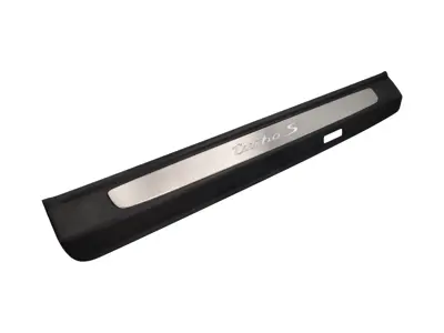 Side sill trim stainless steel, illuminated. Porsche 991 turbo S - 991555981881E0, 991555982881E0, 99155598188, 99155598288
