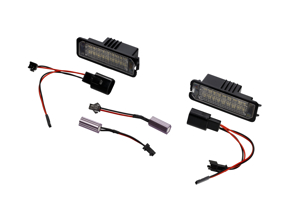 Number plate light with LED'S for Porsche - 99763162001, 99763162002, 99763162003, 99763162002LED, 99763162003LED