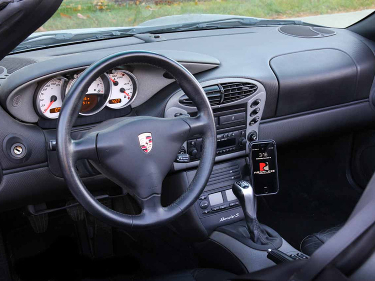 Magsafe Porsche 987 Phone Mount Rennline ExactFit Magnetic Phone
