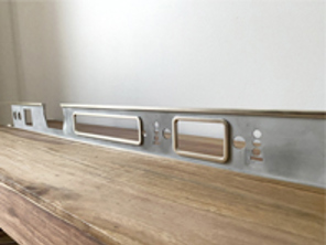 Early style LHD aluminium dash trim. Porsche 911 / 964 / 993