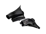 Engine fan housing air outlet shrouds, set of 2. Porsche 911 / 914-6 / 930 / 964 - 90110632102, 90110603101, 90110602150, 93016032102, 91110632100, 91110632700, 93010602150, 93010632101, 93010632102
