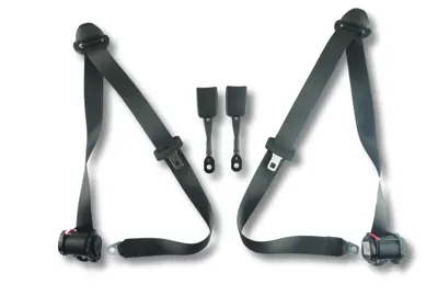 Retractable 3-point inertia reel front seat belt kit Porsche 996 Convertible 1997 to 2001 - 99680318301, 99680318304, 99680303301, 99680303401
