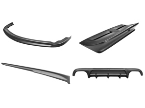 Tradition RS aero kit (wide body). Porsche 997.1 C4 - P997.20.7000, P997.20.1020, P997.20.2020, P997.20.3020, P997.20.3021, P997.20.3040