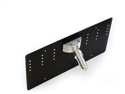Rennline Tow hook receiver - Billet license plate mount. Porsche Panamera - E1070.117