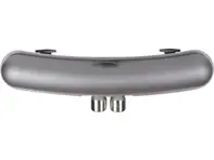 Exhaust muffler / silencer rear box . Porsche 911 1964-73 2 IN / 2 OUT 76mm outlet - 1620610000, 92.520DUAL, 92520DUAL, 91111102500, 91111102505, 91111102501 - 92.520DUAL, 1620610000
