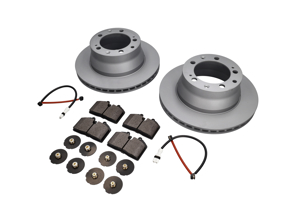 Rear brake pads and brake disc package Porsche 968 Zimmermann