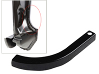 Door hinge pillar (A post) repair piece. Porsche 911 / 964 / 993 - 90150130520, 90150130620, 90150130520GRV, 90150130620GRV, 1681900880, 1681900870, 91150103900, 91150104000, 91150103902, 91150104002, 99350203900GRV, 99350204000GRV