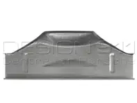 Battery compartment front lower wall. Porsche 356A T2 - 35649041, PP182T2, P182T2