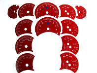 Dial Faces.  Porsche 986 / 996 / 996TT - F9664120201, F9664120202, F9664120203, F9664120204, F9664120205