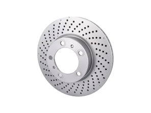 Brake disc rotor, Front. Porsche 981 Boxster 2.7L / 981C Cayman 2.7L (OE Part No 98135140101/98135140201) - 98135140101, 98135140201, 18393, 18394