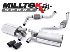 Sports Exhaust Muffler / Silencer Rear box (Inc. Rear Catalysts). Porsche Boxster S / Cayman S  MILLTEK SPORT