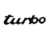 Turbo - Badge. Porsche 911 (930) 1978-88 - 93055931700, 930.559.317.00, 93055931703