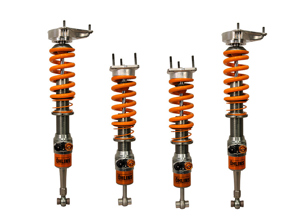 Advanced trackday coilover adjustable suspension kit with OE front lift system. Porsche 992 GT3 - POVMW00KIT1