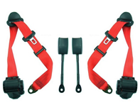 Retractable 3-point inertia reel front seat belts Porsche 993 - 993 - SA-50530