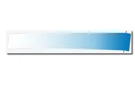 Decorative foil, front, in Riviera Blue for Porsche 996 GT3 - 99655933193, 99655933191, 99655933293, 99655933291