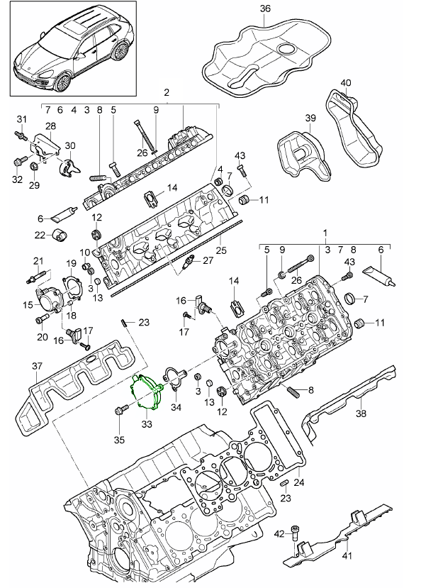 Buy Porsche Cayenne 92A (958) 20102017 Vacuum Pump Design 911