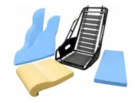 Rallye Seat Frame and Foam Kit, for 5-Point Belts. Porsche 911 / 964 / 914 1965-94