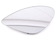 Door mirror glass ASPHERICAL, Right. Porsche 958 Cayenne RHD - 3122202, 95873152281