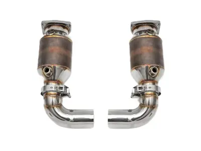 Fabspeed Sport Catalytic Converters. Porsche 997.2 Turbo / Turbo S 2010-12 - FSPOR9972TSC - FS.POR.9972T.SC