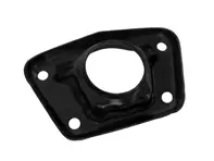 Torsion bar cover with hole, black, round bushing. Porsche 356 - 8152250900, 113511227B, 511201002OE, 64433315101