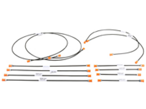 Brake line kit. Porsche 914 69-76 - EQ698014, 1661501310