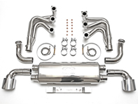 MAXFLO Header Muffler Kit WITHOUT Heat. Porsche 964 - 96422096497, 96411104504, 96411104502, 96411104605, 96421103905, 96421103932, 96421104004